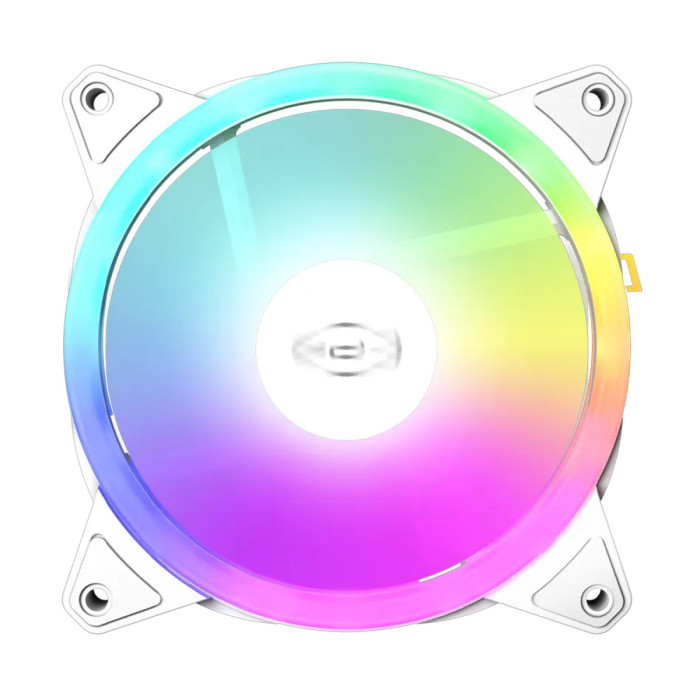 Fan for case, 12cm, PCCooler F3 T120 ARGB WH, 500-1800rpm, 46CFM, 4pin