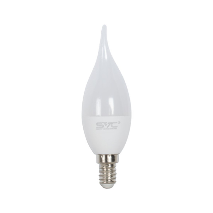 Лампа светодиодная SVC LED CB35-9W-E14-4000K Свеча на ветру Нейтральный