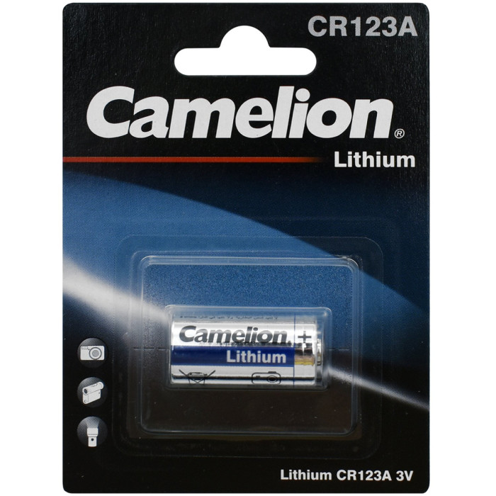 Батарейка Camelion CR123A [CR123A-BP1], lithium, long life photo, 1pc pack