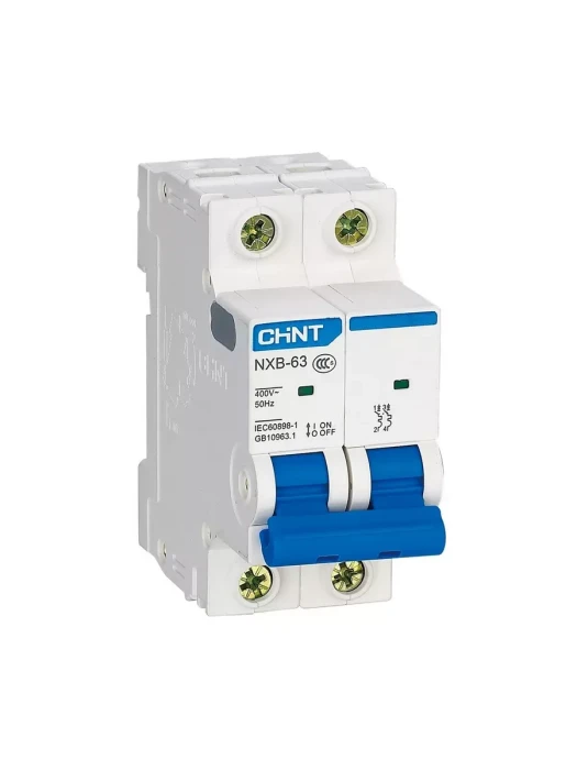 Автоматический выключатель CHINT NXB-63 2P 6A C 6kA