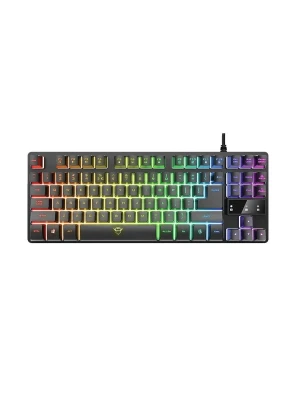 Клавиатура игровая Trust RU GXT 833 THADO 23698 черный