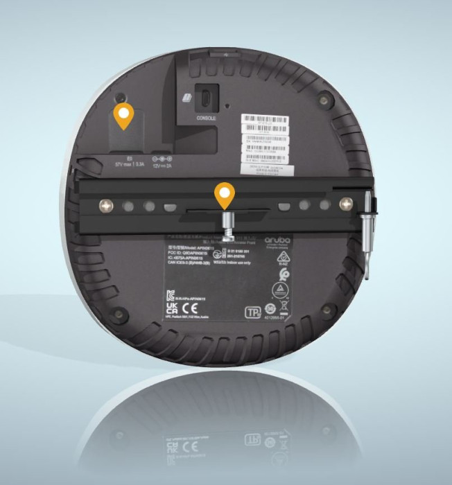 Точка доступа HPE Aruba Networking AP-615-RW Dual Radio Tri Band 2x2 Wi-Fi 6E Int Antennas Campus AP (R7J49A)