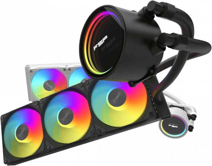 СЖО FSP AE36-B FSP, 360mm, support LGA1700/1851, AM5, RGB, Black