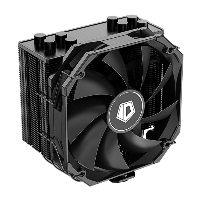 Cooler ID-Cooling, for S1700/1200/115x/AMD, SE-224-XTS MINI BLACK, 180W, 700-1600rpm, 31.5dBA, 4pin