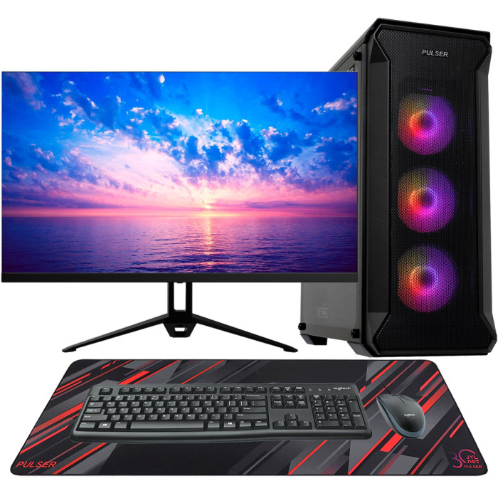 Core i5-14400F-2.5GHz/B760/RAM 32GB/SSD 1TB (M.2)/RTX5060-8GB/no DVD/600W//Монитор 27" Sanc 180Hz/U