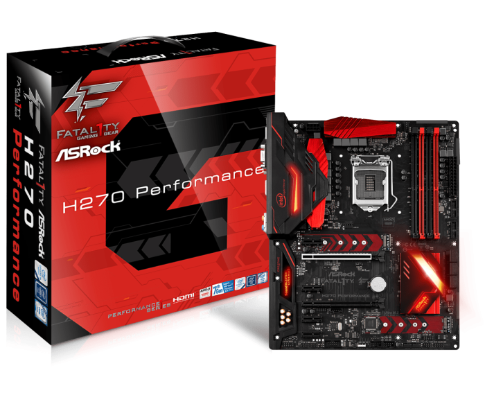 Материнская плата ASRock H270 PERFORMANCE LGA1151 iH270 4xDDR4 SATA3 M.2  D-Sub DVI HDMI ATX