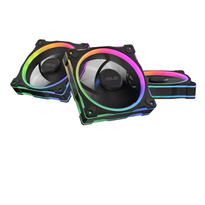 Вентилятор для корпуса ASUS PRIME MR120 FAN ARGB BLACK 3IN1 120x120x28 MR120-1/BK/3 IN 1//