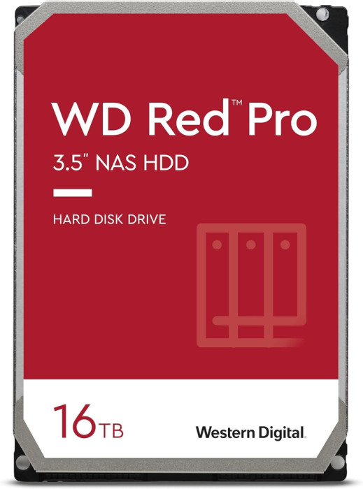 Жесткий диск для NAS систем HDD 16Tb Western Digital Red PRO SATA3 3,5" 7200rpm 512Mb WD161KFGX