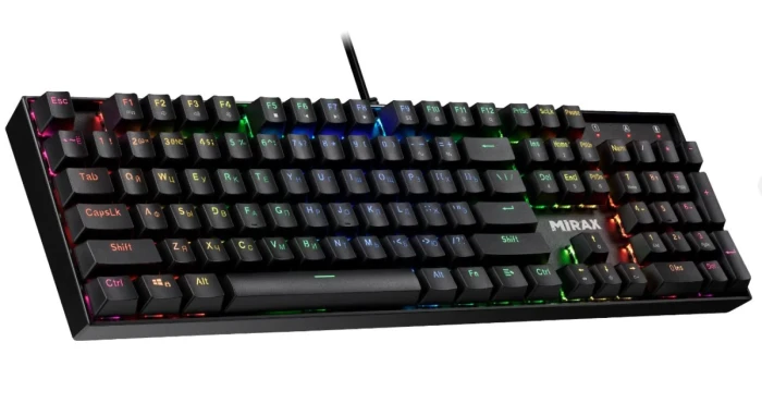 Клавиатура игровая механическая Defender Mirax GK-352 RU черный