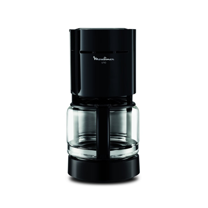 Кофеварка капельная, Moulinex, FG121811, Колба стекло, Подсветка, Максимальное количество кофе 1.25 л, Противокапельная система, Черный