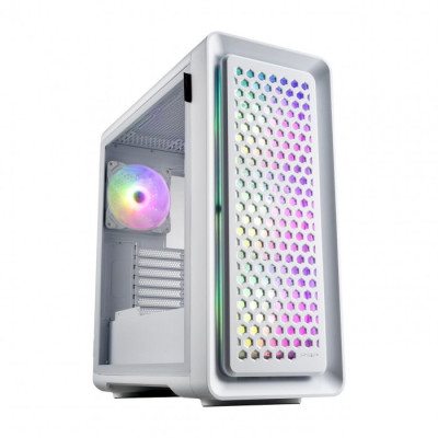 Кейс CUT593A-W, ATX Full Tower, E-ATX, ATX, M-ATX, Mini-ITX, USB3.0 x 2, Type-C, TG, White