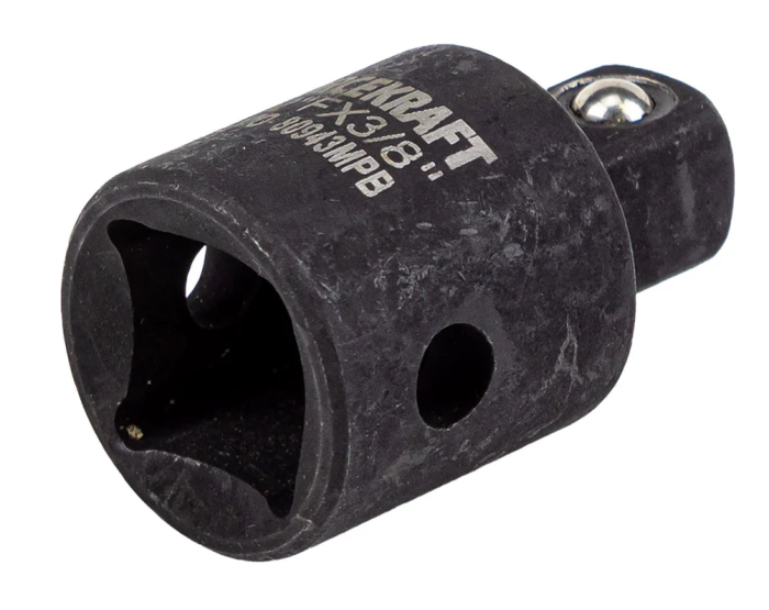 Адаптер-переходник ударный 1/2"(F)х3/8"(M). 55018 FK-80943MPB