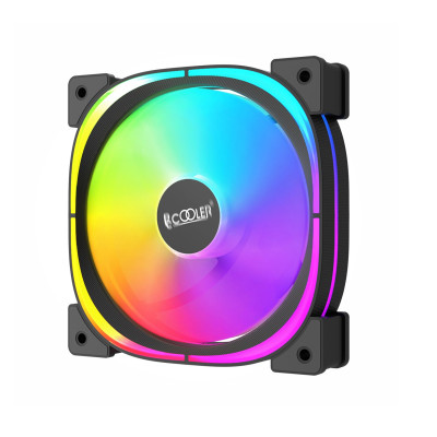 Fan kit for case, 12cm x 3,  PCCOOLER EF120 ARGB BK 3 IN 1, 1000-2000rpm, 52.79CFM