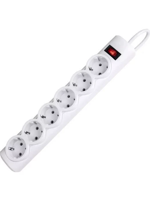 Сетевой фильтр Defender DFS 155 Белый 6 розеток, 5 м (защита от ВЧ и импульсных помех)