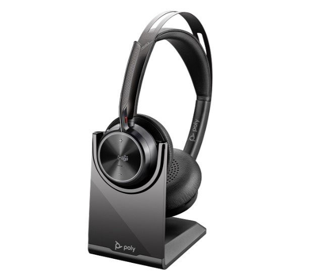 Наушники Poly Poly Voyager Focus 2 USB-C-C Headset /USB-C/A Adapter/Charging Stand (9T9J5AA#AC3)