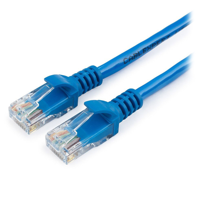Cable  Patch cord  UTP 5e-Cat  7.5 m Cablexpert PP12-7.5M/B, синий