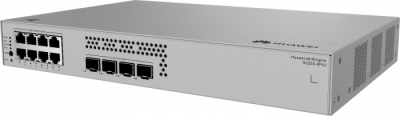 Коммутатор HUAWEI S220S-8P4J (L2, 8*10/100/1000BASE-T PoE+ ports 128W, 4*2.5GE SFP ports, AC power, Fanless)
