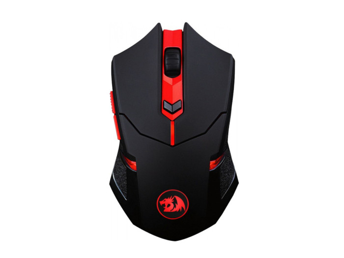 Mouse+pad Defender Redragon M601WL-BA, Optical 2400 dpi, 6 buttons, USB, black (78227)