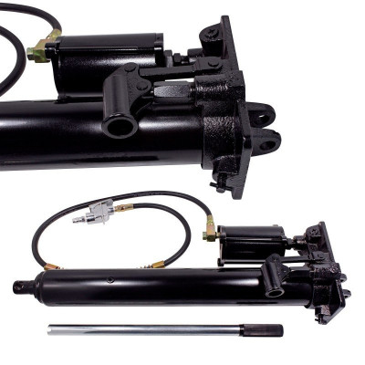 Цилиндр гидравлический удлиненный с дополнительным пневмоприводом, 5т (общая длина - 635мм, ход шток 51092 RF-0505B