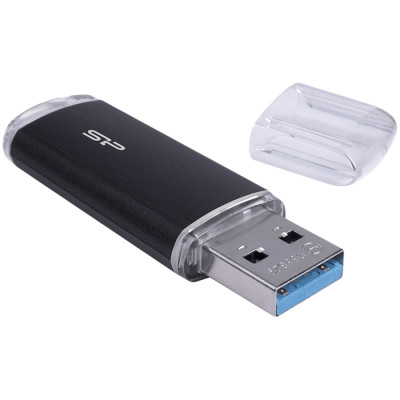 USB Flash Silicon-Power Blaze B02 256GB USB 3.2 Gen 1 Type-A Black