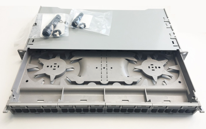 Plastic FO panel for 24 LC duplex