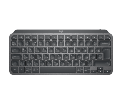 Клавиатура беспроводная Logitech MX Keys Mini Minimalist Wireless Illuminated Keyboard - GRAPHITE - RUS - INTNL (M/N: YR0084)