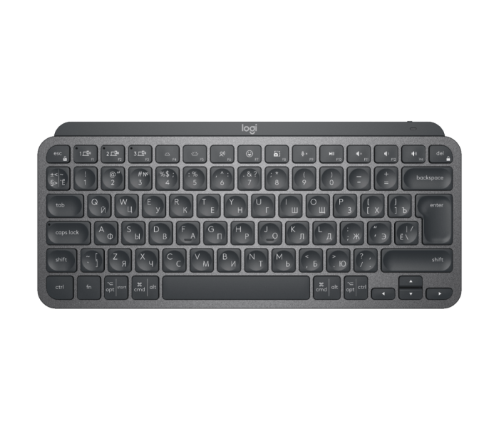 Клавиатура беспроводная Logitech MX Keys Mini Minimalist Wireless Illuminated Keyboard - GRAPHITE - RUS - INTNL (M/N: YR0084)