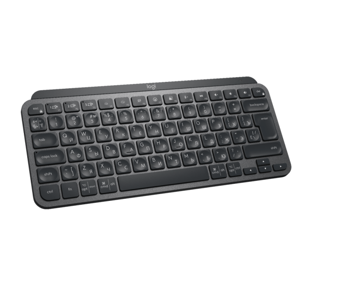 Клавиатура беспроводная Logitech MX Keys Mini Minimalist Wireless Illuminated Keyboard - GRAPHITE - RUS - INTNL (M/N: YR0084)