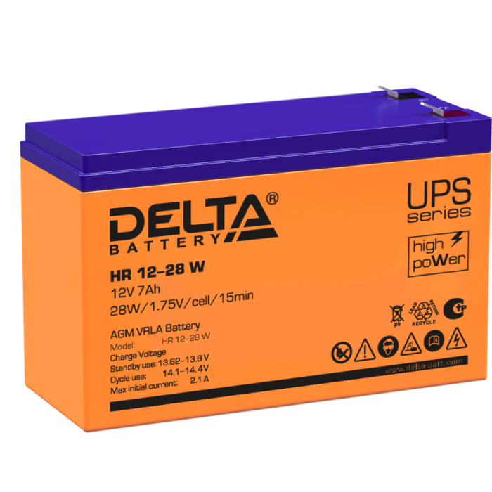 HR 12-28 W Delta Аккумуляторная батарея