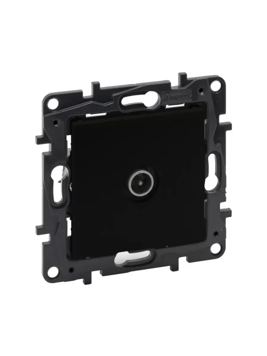 Розетка TV "звезда" Niloe Step Чёрный