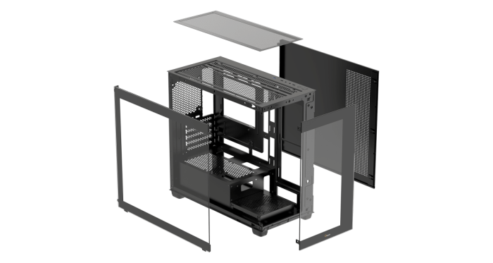 Корпус Ocypus Gamma C52 BK mATX/ITX 3xUSB Черный	 Gamma-C52-BKD000XX-GL