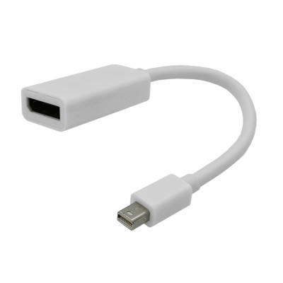 Converter, MiniDisplayPort m -&gt; DisplayPort, Cablexpert A-mDPM-DPF-001-W, white