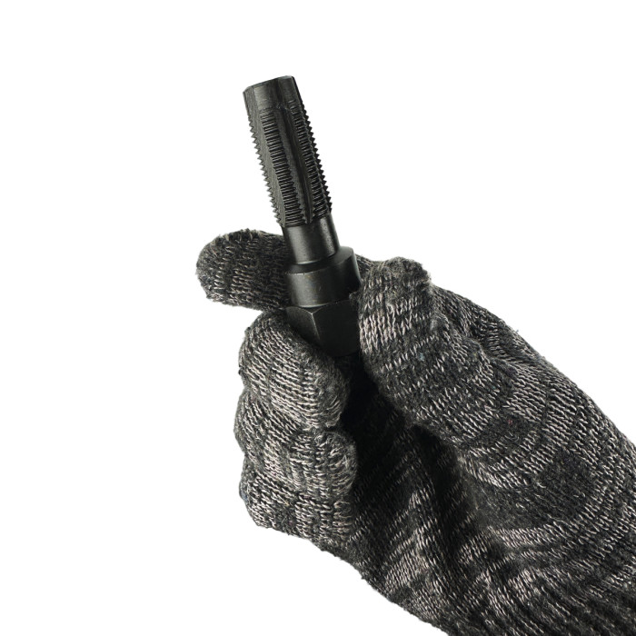 Набор для восстановления свечной резьбы 5 предметов (метчик 14мм, втулки: 3/8", 7/16", 1/2", 3/4") A1-QD401 QD401