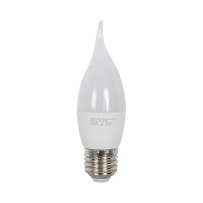 Лампа светодиодная SVC LED CB35-7W-E14-6500K Свеча на ветру Холодный