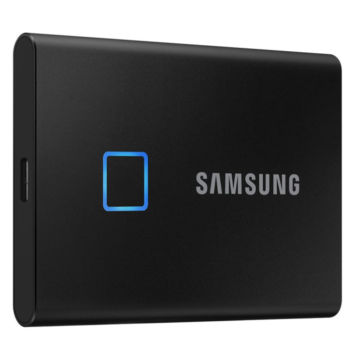 Внешний SSD  500Gb Samsung T7 Touch USB 3.2 Gen.2 (10 Гбит/c)  AES 256 Сенсорная защита MU-PC500K/WW