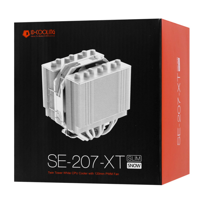 Cooler ID-Cooling, for S1700/1200/2066/2011/115x/AMD SE-207-XT SLIM SNOW, 220W, 700-1800rpm, 4pin