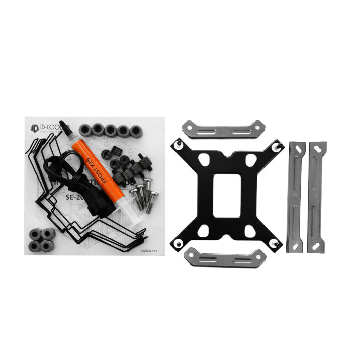 Cooler ID-Cooling, for S1700/1200/2066/2011/115x/AMD SE-207-XT SLIM SNOW, 220W, 700-1800rpm, 4pin