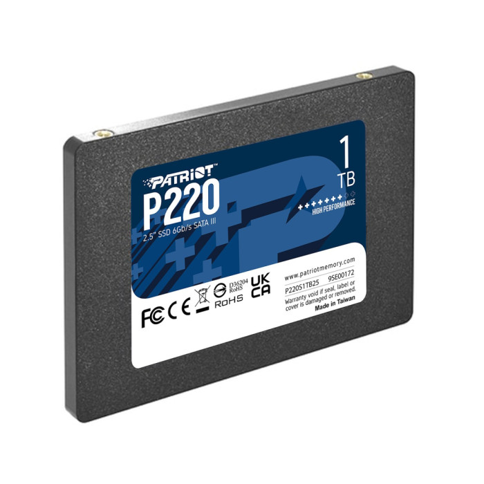 SSD SATA 1 TB Patriot P220, P220S1TB25, SATA 6Gb/s
