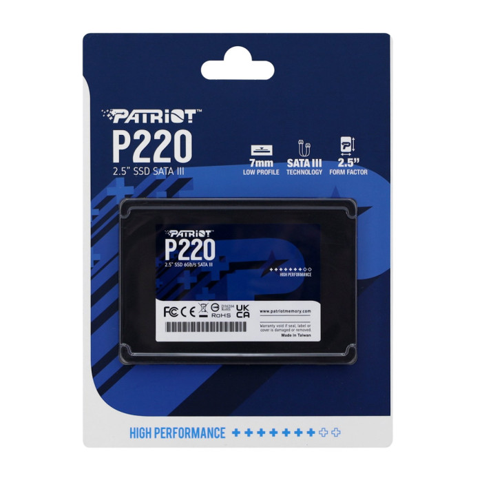 SSD SATA 1 TB Patriot P220, P220S1TB25, SATA 6Gb/s