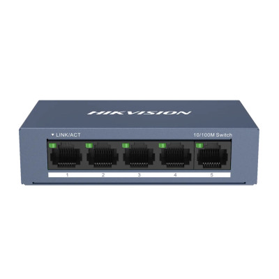 Switch  5 port 10/100M Hikvision DS-3E0105-O, desktop