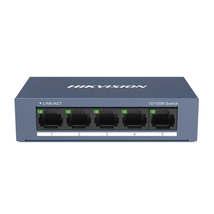 Switch  5 port 10/100M Hikvision DS-3E0105-O, desktop