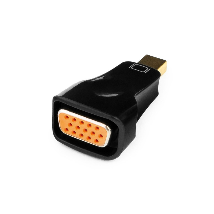 Converter, MiniDisplayPort m -> D-Sub (VGA) f, Cablexpert A-mDPM-VGAF-01, black
