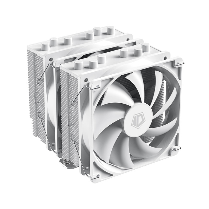 Cooler ID-Cooling, for S1700/1200/2066/2011/115x/AMD SE-206-XT White, 250W, 700-1800rpm, 4pin