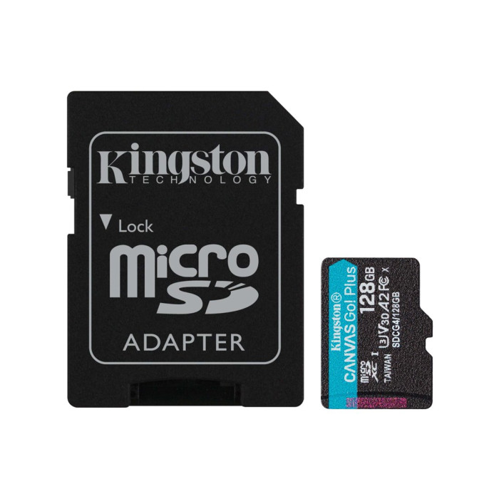 Карта памяти SDCG4/128GB Canvas Go Plus A2 U3 V30 128GB