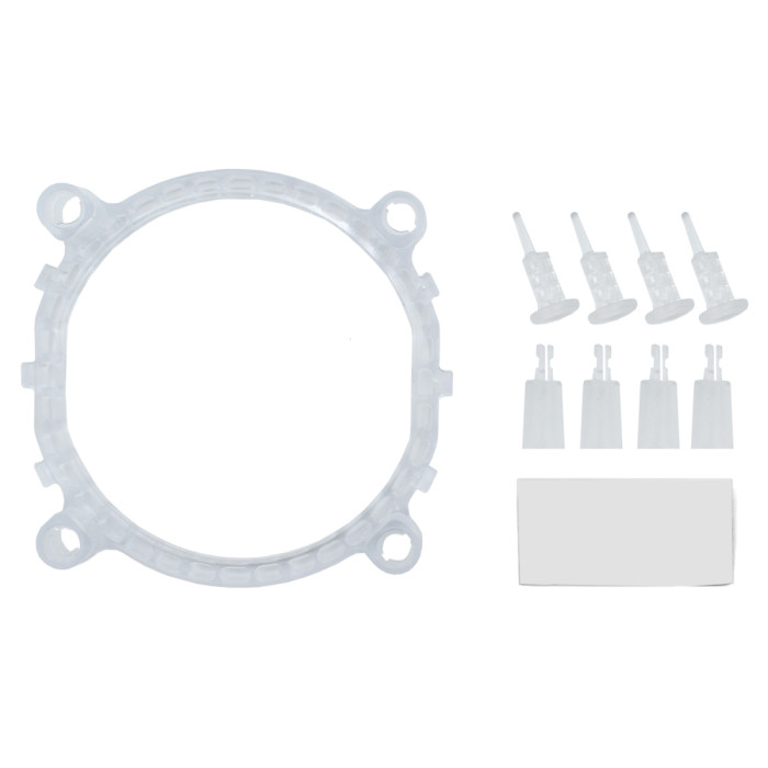 Cooler ID-Cooling, for S1700/1200/115x/AMD, DK-03 RAINBOW, 100W, 500-1800rpm, 61.5CFM, 4pin