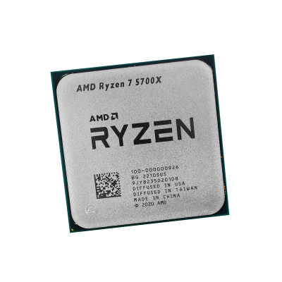 CPU AMD Ryzen 7 5700X, 3.4GHz (Vermeer, 4.6), 8C/16T, (100-100000926), 4/32MB, 65W, AM4, oem
