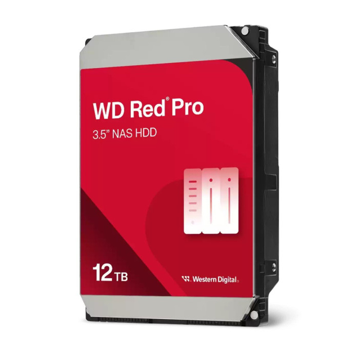 Жесткий диск для NAS систем HDD 12Tb Western Digital Red PRO SATA3 3,5" 7200rpm 512Mb WD122KFBX