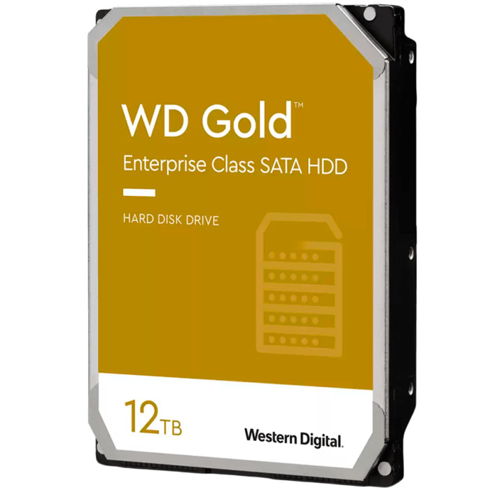 HDD Server WD Gold (3.5'', 12TB, 256MB, 7200 RPM, SATA 6 Gb/s)