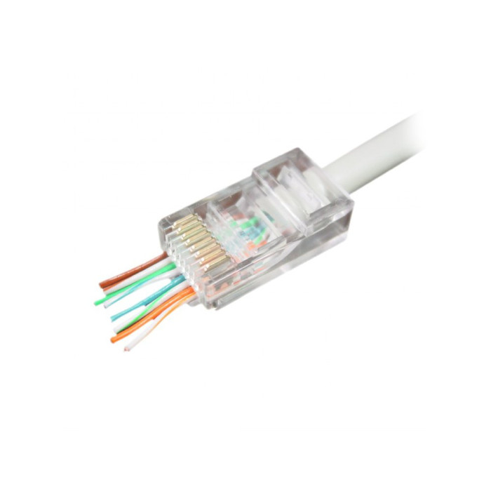Connector RJ-45,Cablexpert  LC-PTU-01/10, Cat.5, for UTP, (в пакете 10 штук)