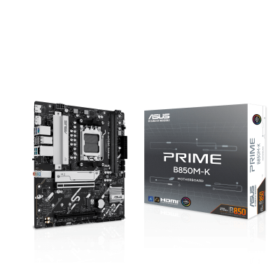 Материнская плата ASUS PRIME B850M-K AM5 2xDDR5 4xSATA3 RAID 2xM.2 HDMI DP mATX